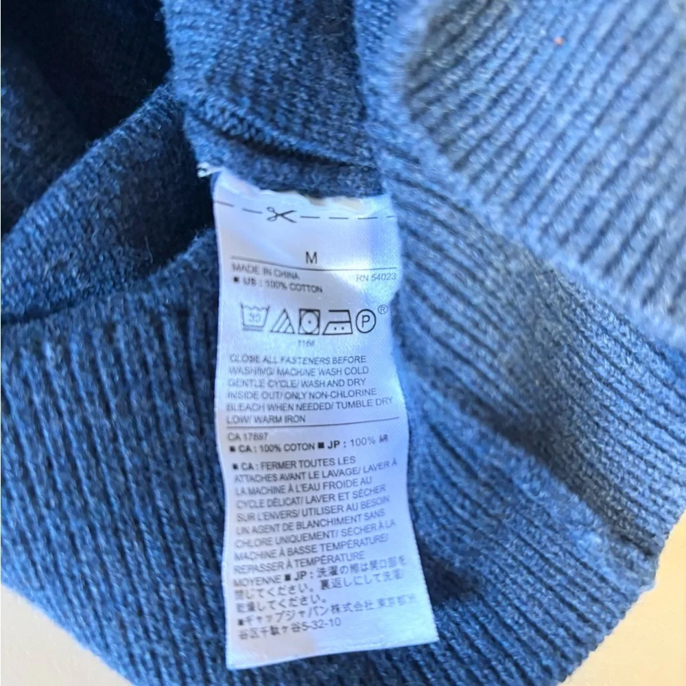 Banana Republic men’s blue large button cardigan size Med
